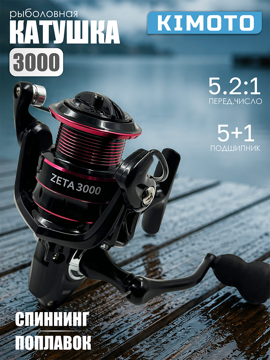 Катушка ZETA 3000 — карточка для маркетплейса